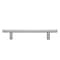 South Main Hardware 5 in. (127 mm) Satin Nickel Modern Straight Euro Style Bar Cabinet Pull (10PK) SH505-SN-10 - alternate 2